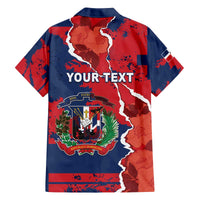 Personalized Dominican Republic Family Matching Off The Shoulder Long Sleeve Dress and Hawaiian Shirt Bayahibe Rose Unique Style