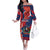 Personalized Dominican Republic Family Matching Off The Shoulder Long Sleeve Dress and Hawaiian Shirt Bayahibe Rose Unique Style