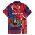 Personalized Dominican Republic Family Matching Off Shoulder Maxi Dress and Hawaiian Shirt Bayahibe Rose Unique Style