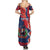 Personalized Dominican Republic Family Matching Summer Maxi Dress and Hawaiian Shirt Bayahibe Rose Unique Style