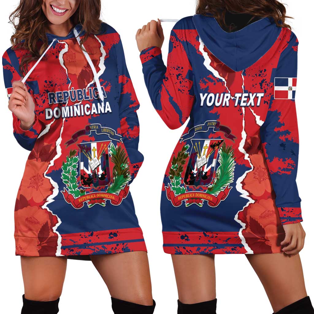 Personalized Dominican Republic Hoodie Dress Bayahibe Rose Unique Style