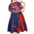 Personalized Dominican Republic Kid Short Sleeve Dress Bayahibe Rose Unique Style