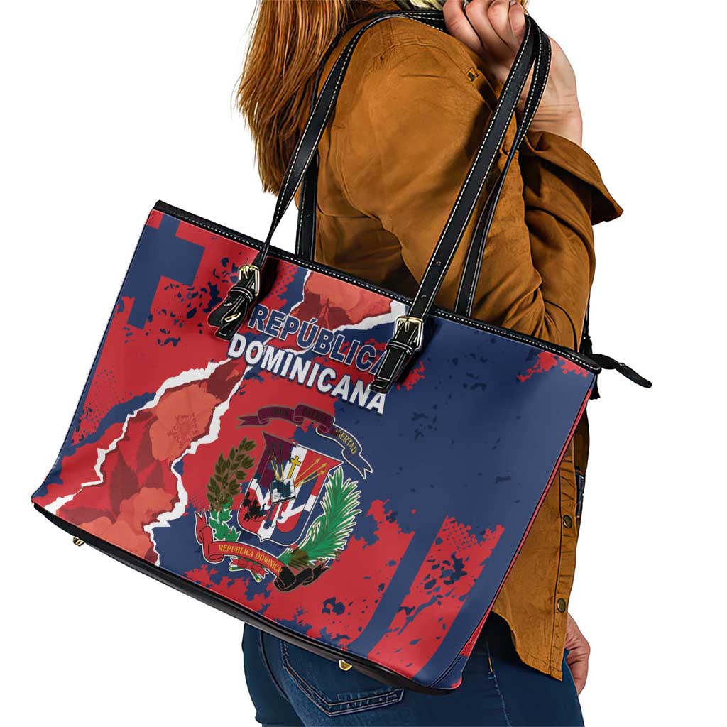Dominican Republic Leather Tote Bag Bayahibe Rose Unique Style