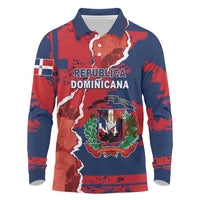 Personalized Dominican Republic Long Sleeve Polo Shirt Bayahibe Rose Unique Style