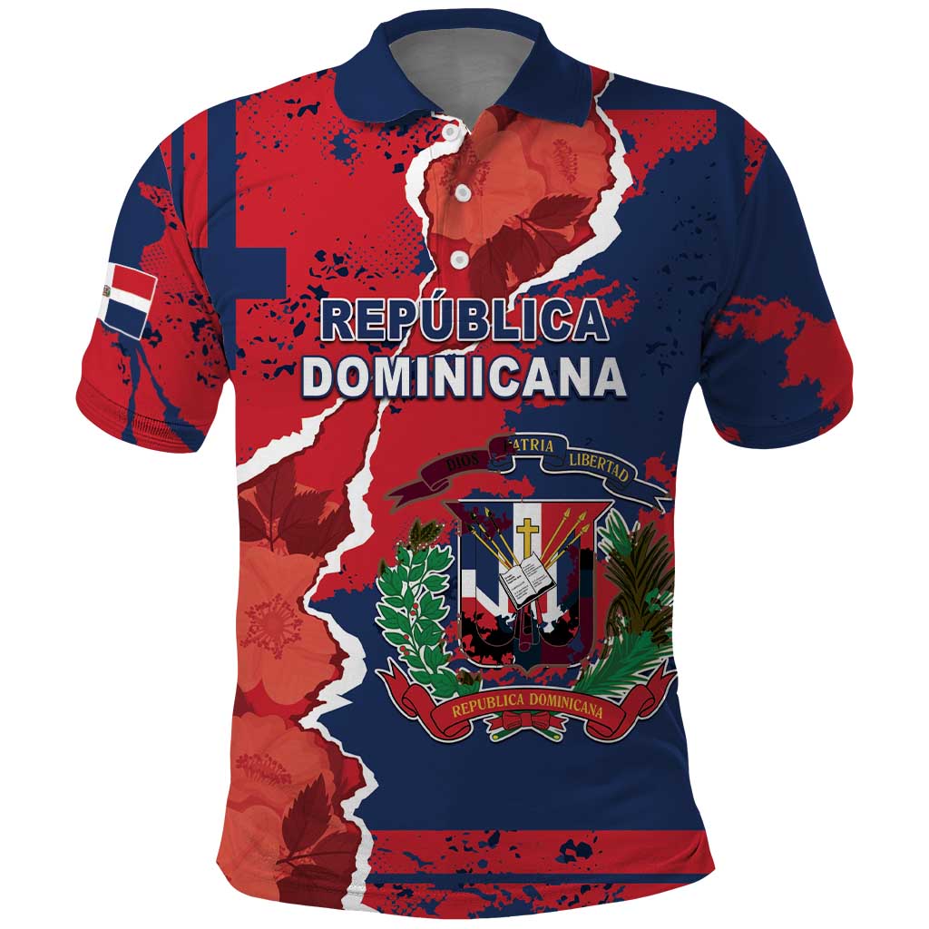 Personalized Dominican Republic Polo Shirt Bayahibe Rose Unique Style