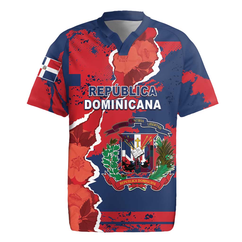 Personalized Dominican Republic Rugby Jersey Bayahibe Rose Unique Style
