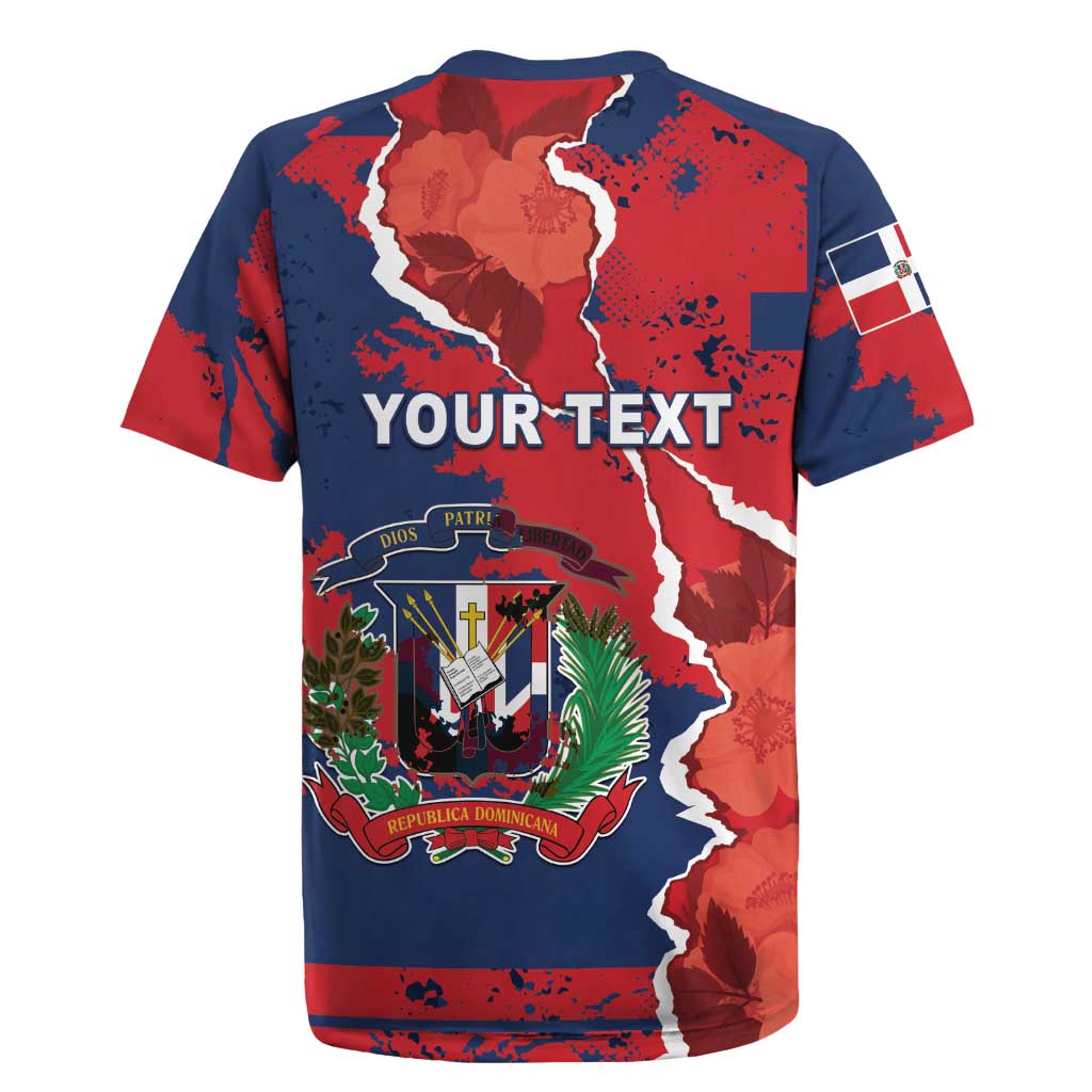 Personalized Dominican Republic Rugby Jersey Bayahibe Rose Unique Style