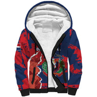 Personalized Dominican Republic Sherpa Hoodie Bayahibe Rose Unique Style
