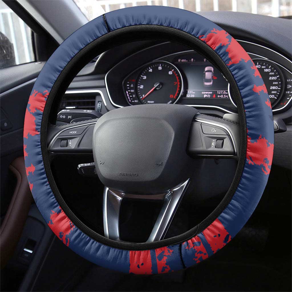 Dominican Republic Steering Wheel Cover Bayahibe Rose Unique Style