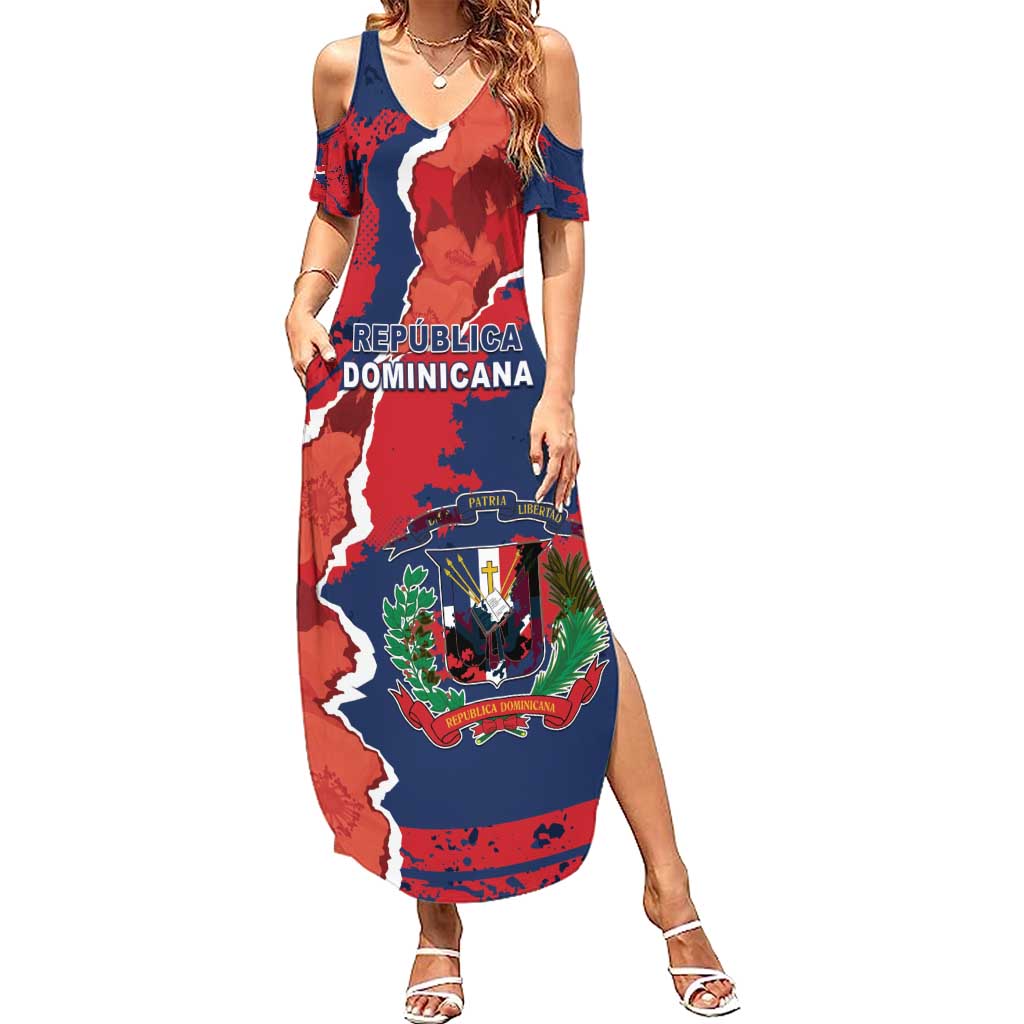 Personalized Dominican Republic Summer Maxi Dress Bayahibe Rose Unique Style