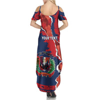 Personalized Dominican Republic Summer Maxi Dress Bayahibe Rose Unique Style