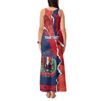Personalized Dominican Republic Tank Maxi Dress Bayahibe Rose Unique Style