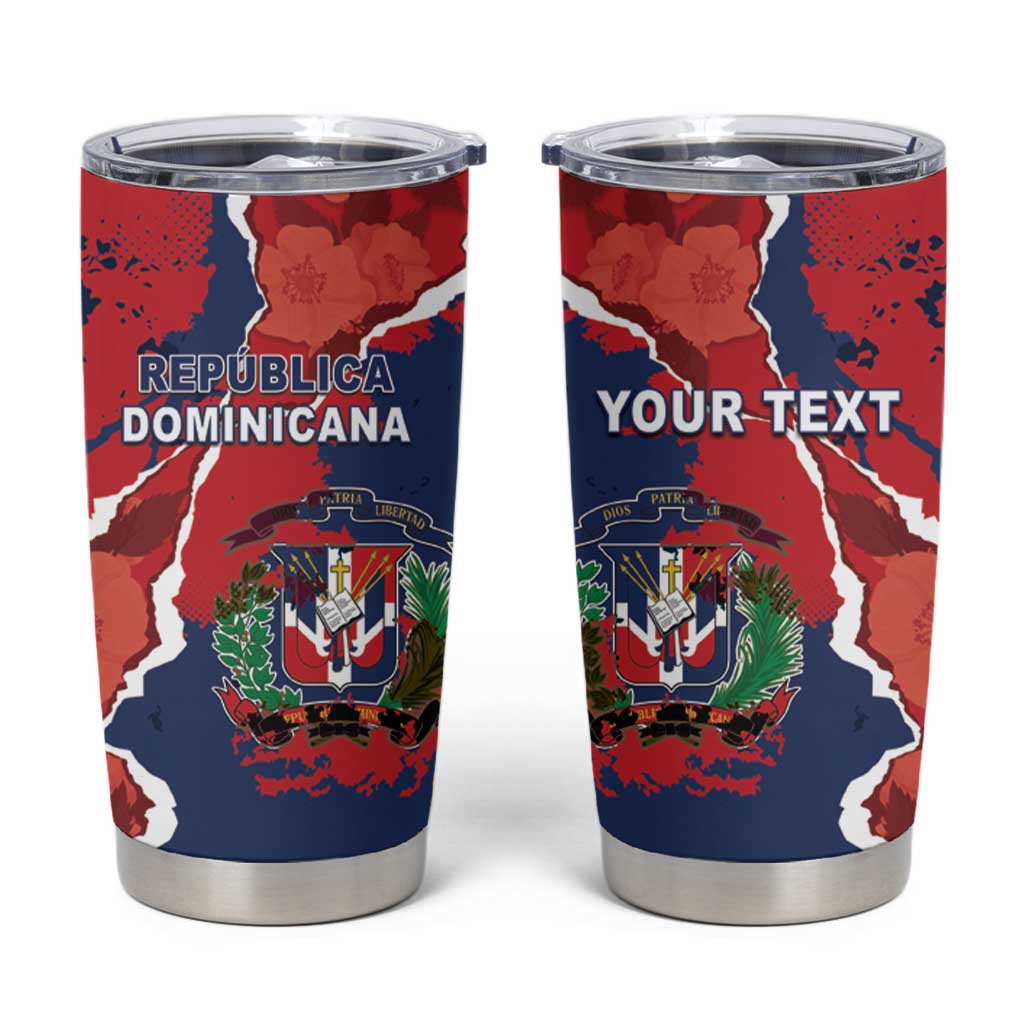 Personalized Dominican Republic Tumbler Cup Bayahibe Rose Unique Style