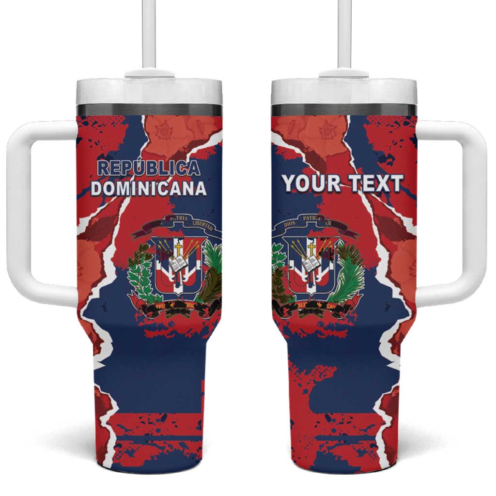 Personalized Dominican Republic Tumbler With Handle Bayahibe Rose Unique Style