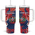 Personalized Dominican Republic Tumbler With Handle Bayahibe Rose Unique Style