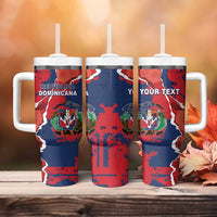 Personalized Dominican Republic Tumbler With Handle Bayahibe Rose Unique Style