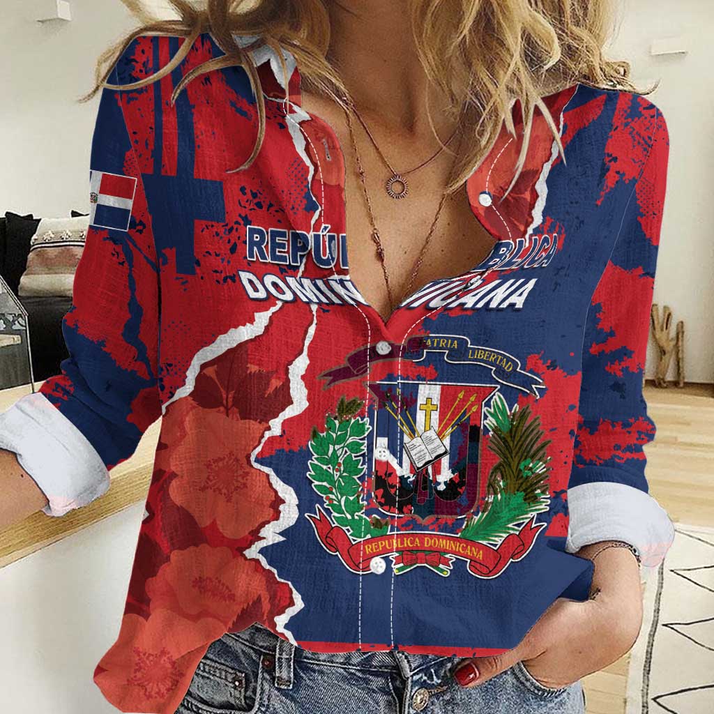 Personalized Dominican Republic Women Casual Shirt Bayahibe Rose Unique Style