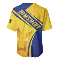 Barbados Gold Trident Baseball Jersey With Coat Of Arms