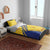 Barbados Gold Trident Bedding Set With Coat Of Arms