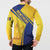 Barbados Gold Trident Button Sweatshirt With Coat Of Arms