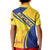 Barbados Gold Trident Kid Polo Shirt With Coat Of Arms