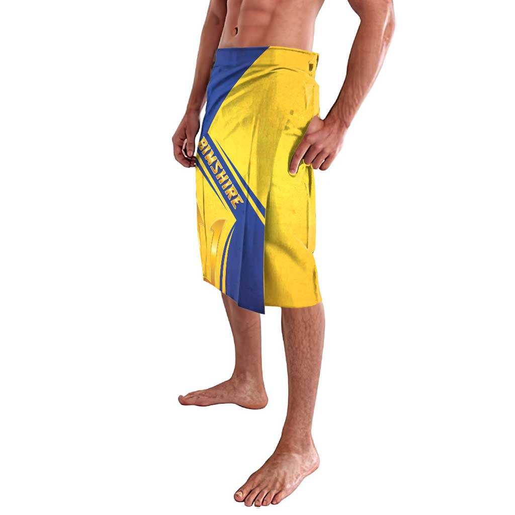 Barbados Gold Trident Lavalava With Coat Of Arms