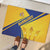 Barbados Gold Trident Rubber Doormat With Coat Of Arms