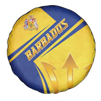 Barbados Gold Trident Spare Tire Cover With Coat Of Arms