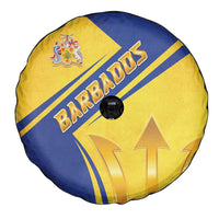 Barbados Gold Trident Spare Tire Cover With Coat Of Arms