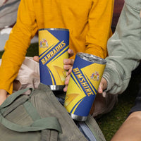 Barbados Gold Trident Tumbler Cup With Coat Of Arms