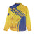 Barbados Gold Trident Women Casual Shirt With Coat Of Arms