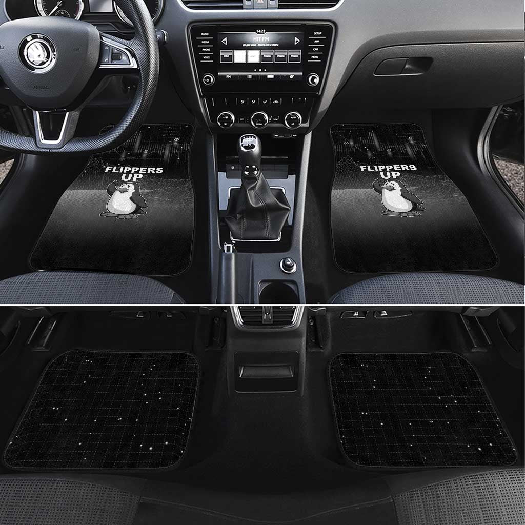 Funny Penguin Resist Car Mats Flippers Up I Stand With Penguins