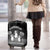 Funny Penguin Resist Luggage Cover Flippers Up I Stand With Penguins