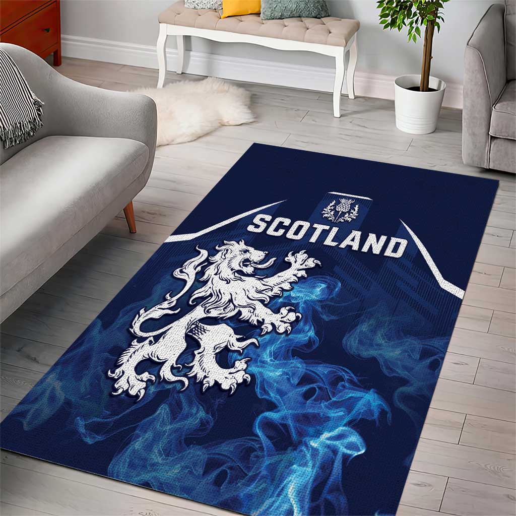 Scotland Rugby Area Rug Go Scottish Thistle Unique Style