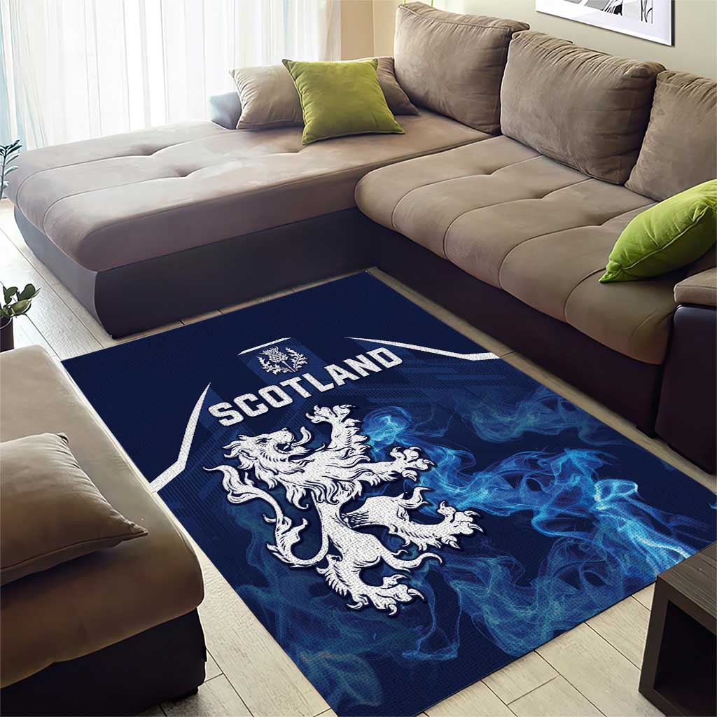 Scotland Rugby Area Rug Go Scottish Thistle Unique Style