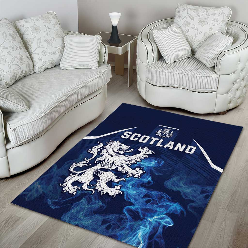 Scotland Rugby Area Rug Go Scottish Thistle Unique Style