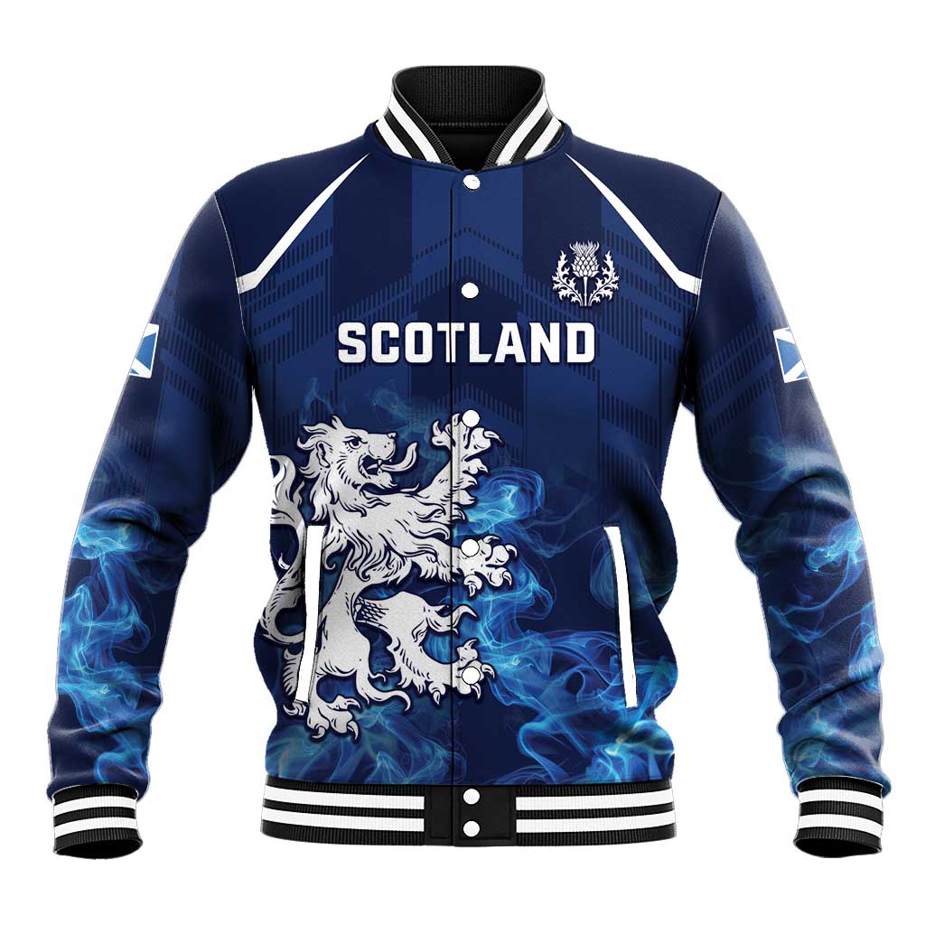 Scotland Rugby Custom Baseball Jacket Go Scottish Thistle Unique Style