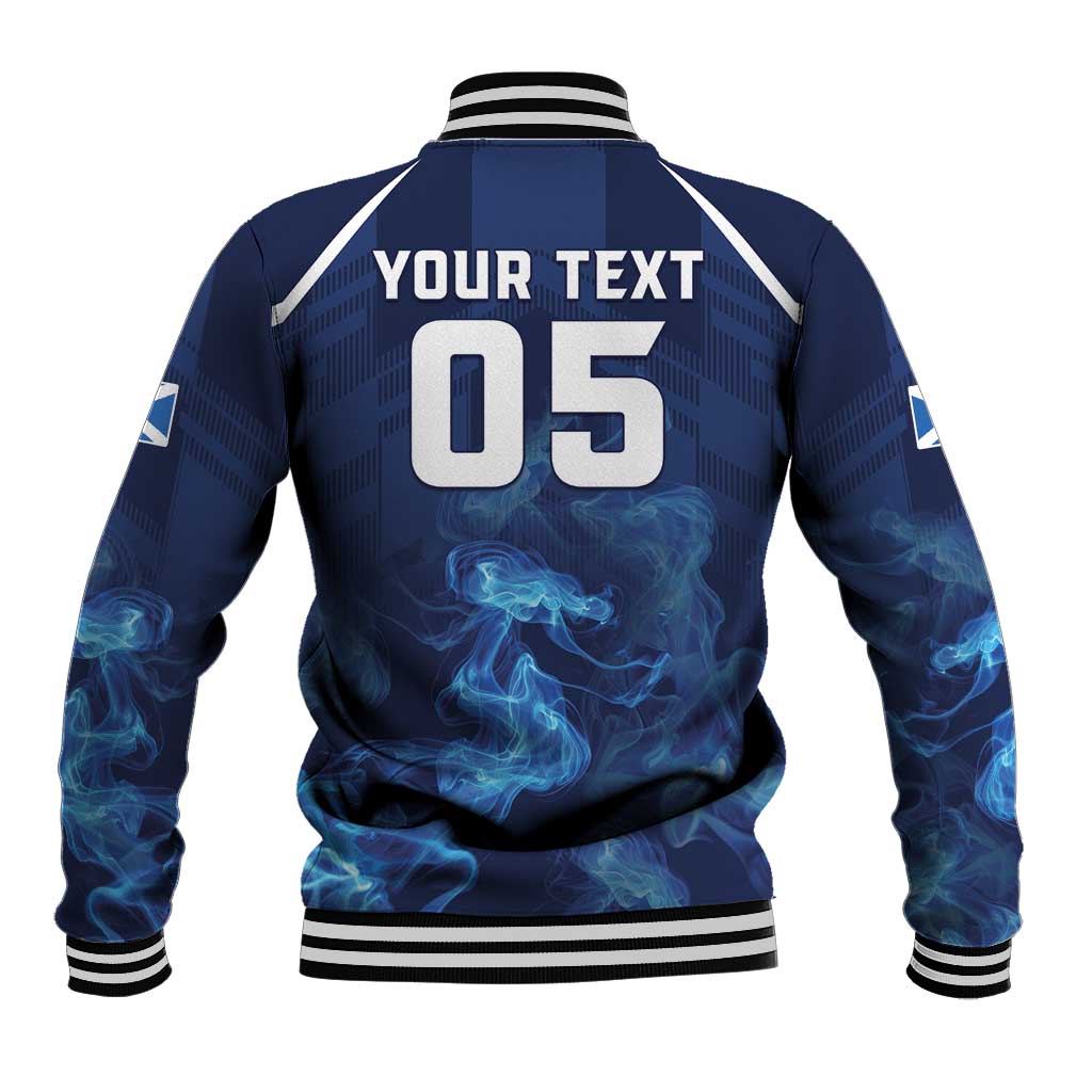 Scotland Rugby Custom Baseball Jacket Go Scottish Thistle Unique Style