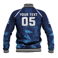 Scotland Rugby Custom Baseball Jacket Go Scottish Thistle Unique Style