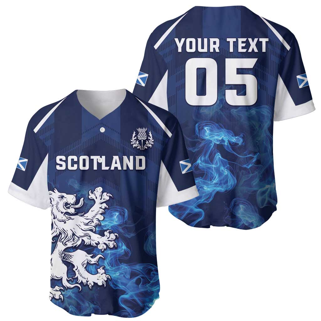 Scotland Rugby Custom Baseball Jersey Go Scottish Thistle Unique Style