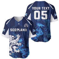 Scotland Rugby Custom Baseball Jersey Go Scottish Thistle Unique Style