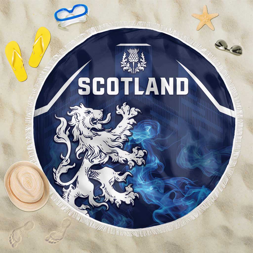 Scotland Rugby Beach Blanket Go Scottish Thistle Unique Style