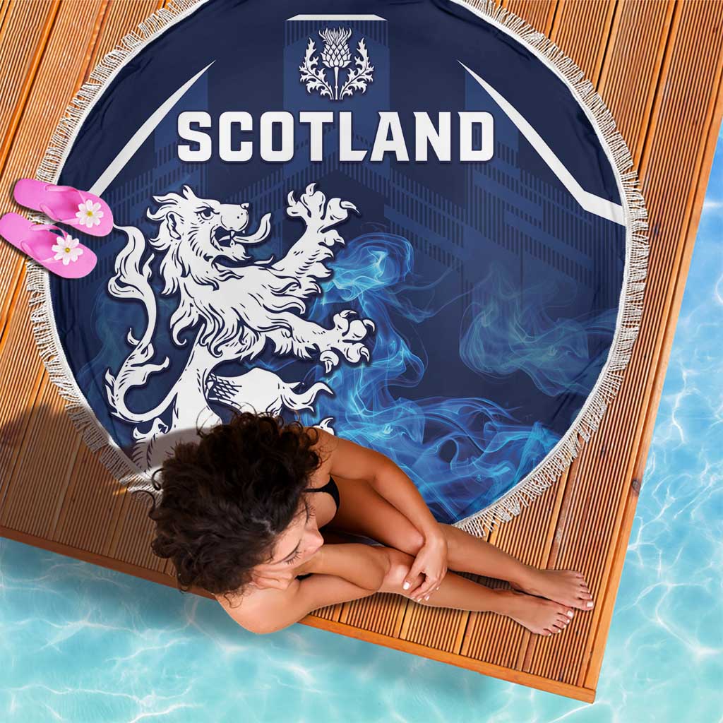Scotland Rugby Beach Blanket Go Scottish Thistle Unique Style