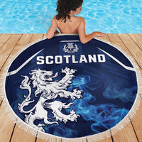 Scotland Rugby Beach Blanket Go Scottish Thistle Unique Style