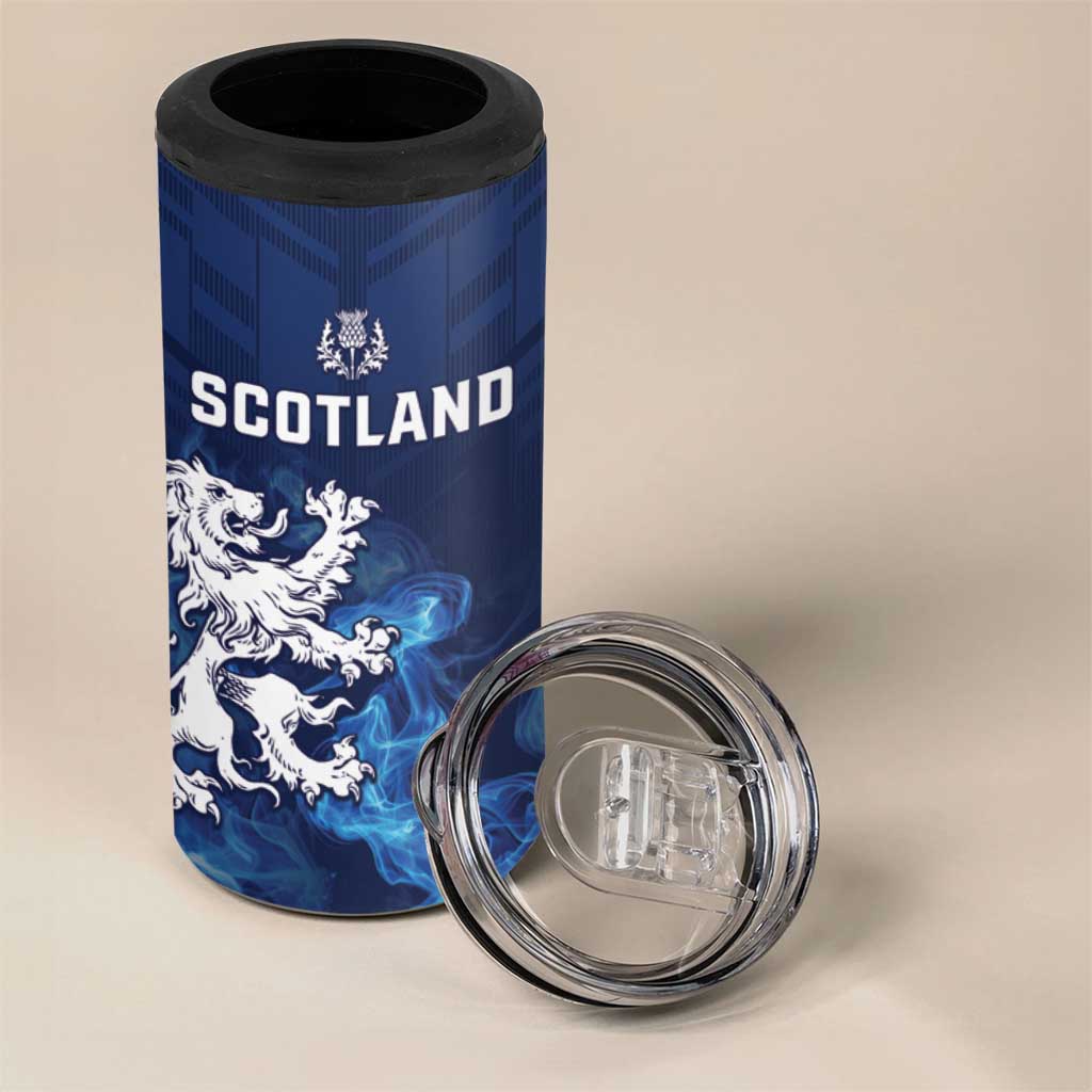 Scotland Rugby Custom 4 in 1 Can Cooler Tumbler Go Scottish Thistle Unique Style