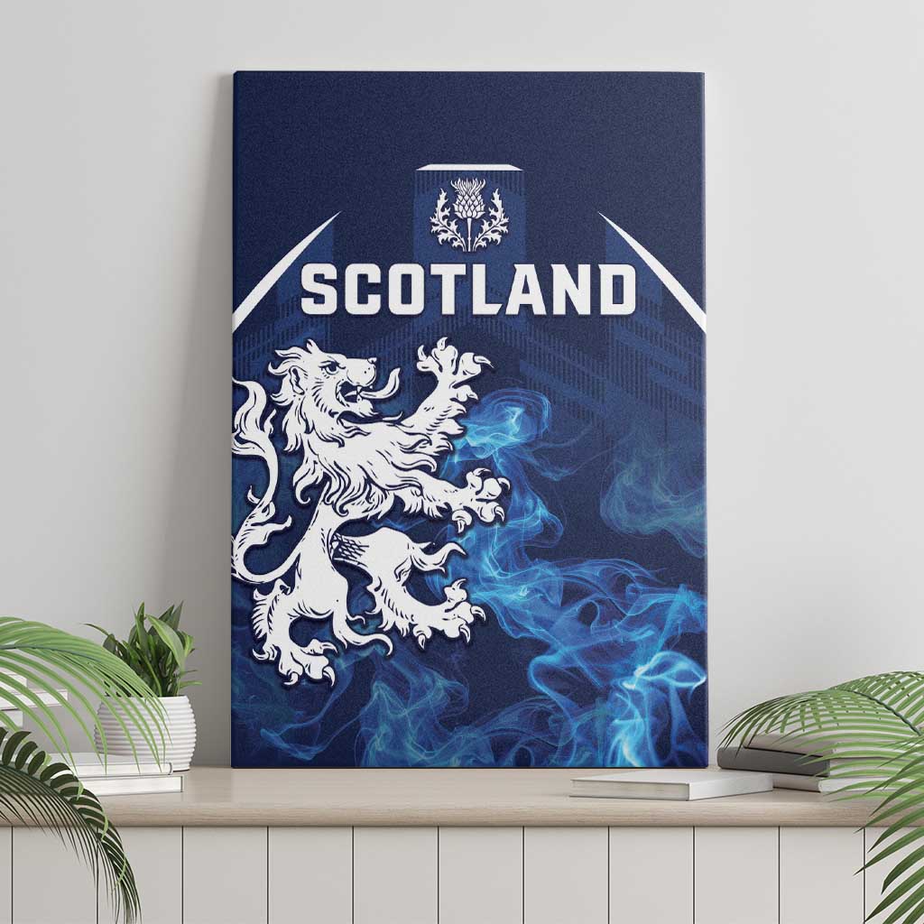 Scotland Rugby Canvas Wall Art Go Scottish Thistle Unique Style