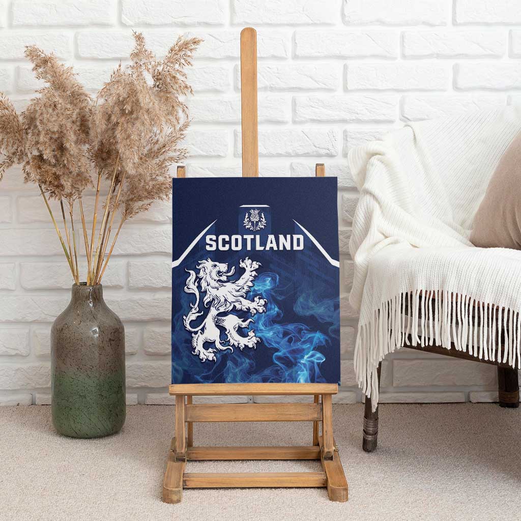 Scotland Rugby Canvas Wall Art Go Scottish Thistle Unique Style