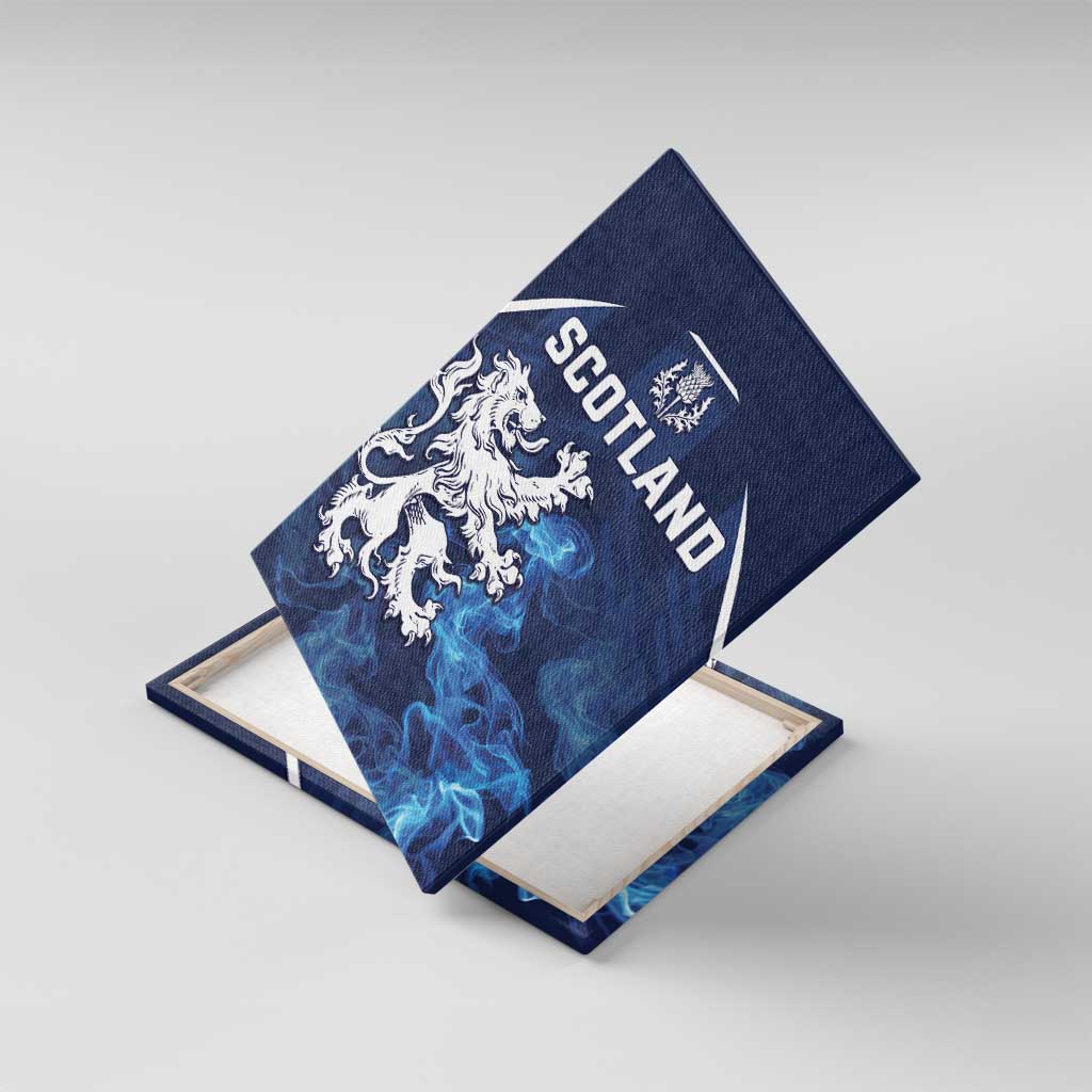 Scotland Rugby Canvas Wall Art Go Scottish Thistle Unique Style