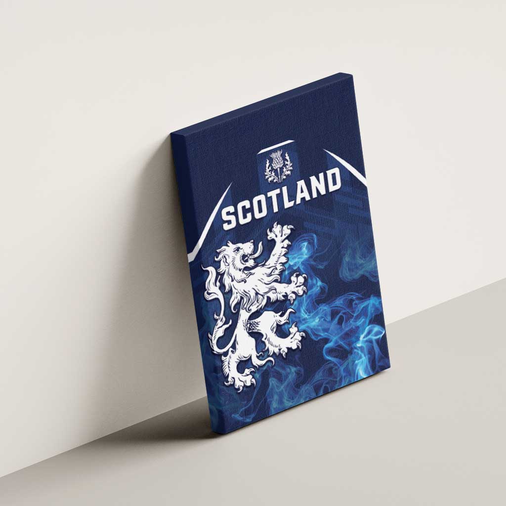 Scotland Rugby Canvas Wall Art Go Scottish Thistle Unique Style