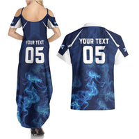Scotland Rugby Custom Couples Matching Summer Maxi Dress and Hawaiian Shirt Go Scottish Thistle Unique Style